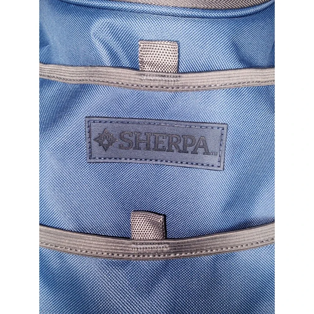 Sherpa Blue Pet Carrier Backpack - Comfortable Travel Dog Carrier